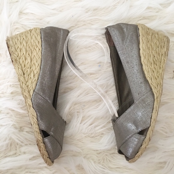 Ralph Lauren Shoes - Ralph Lauren Cecilia taupe Wedges